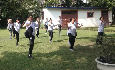 China Cultural Center in Nepal completed 3 months Thijiquan training